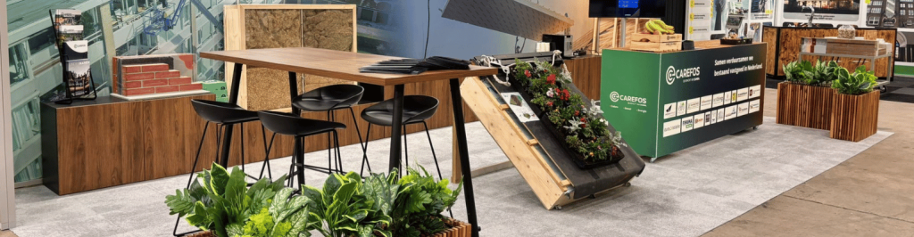 Weijerseikhout biobased elementen op beurs 2026